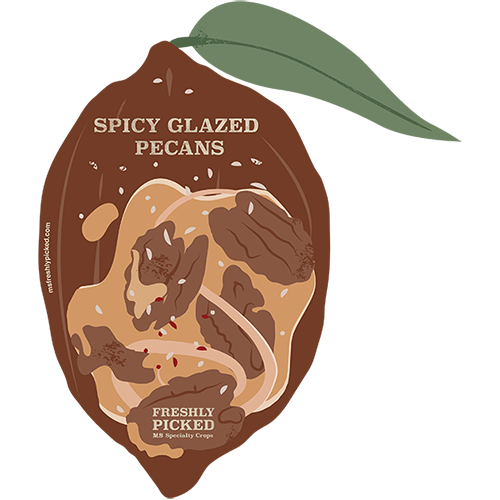 Spicy Glazed Pecans